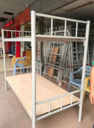 图片 铁架床92厘米双层加厚52