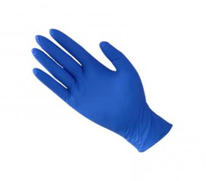 图片 蓝色橡胶手套